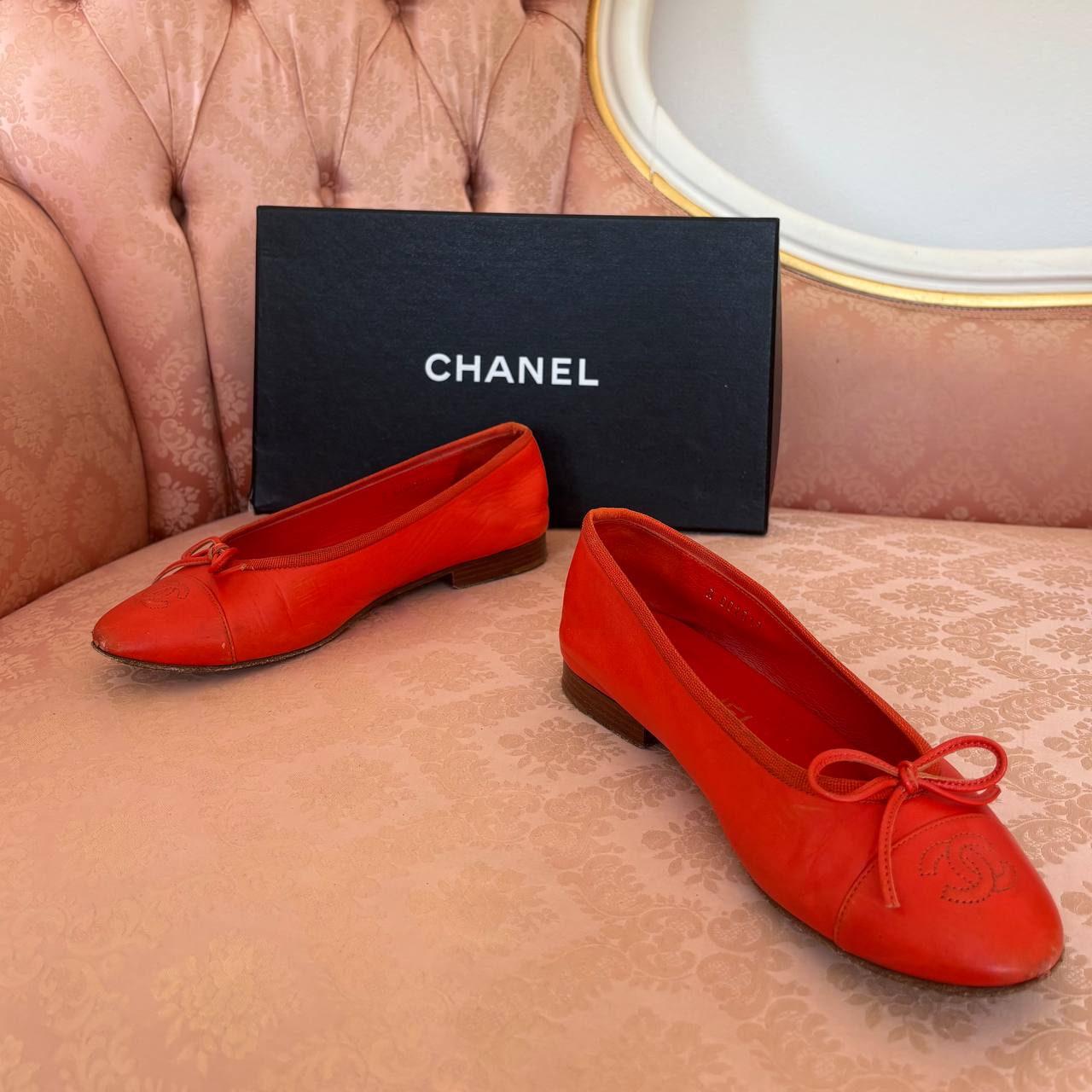 Chanel ballerina slippers