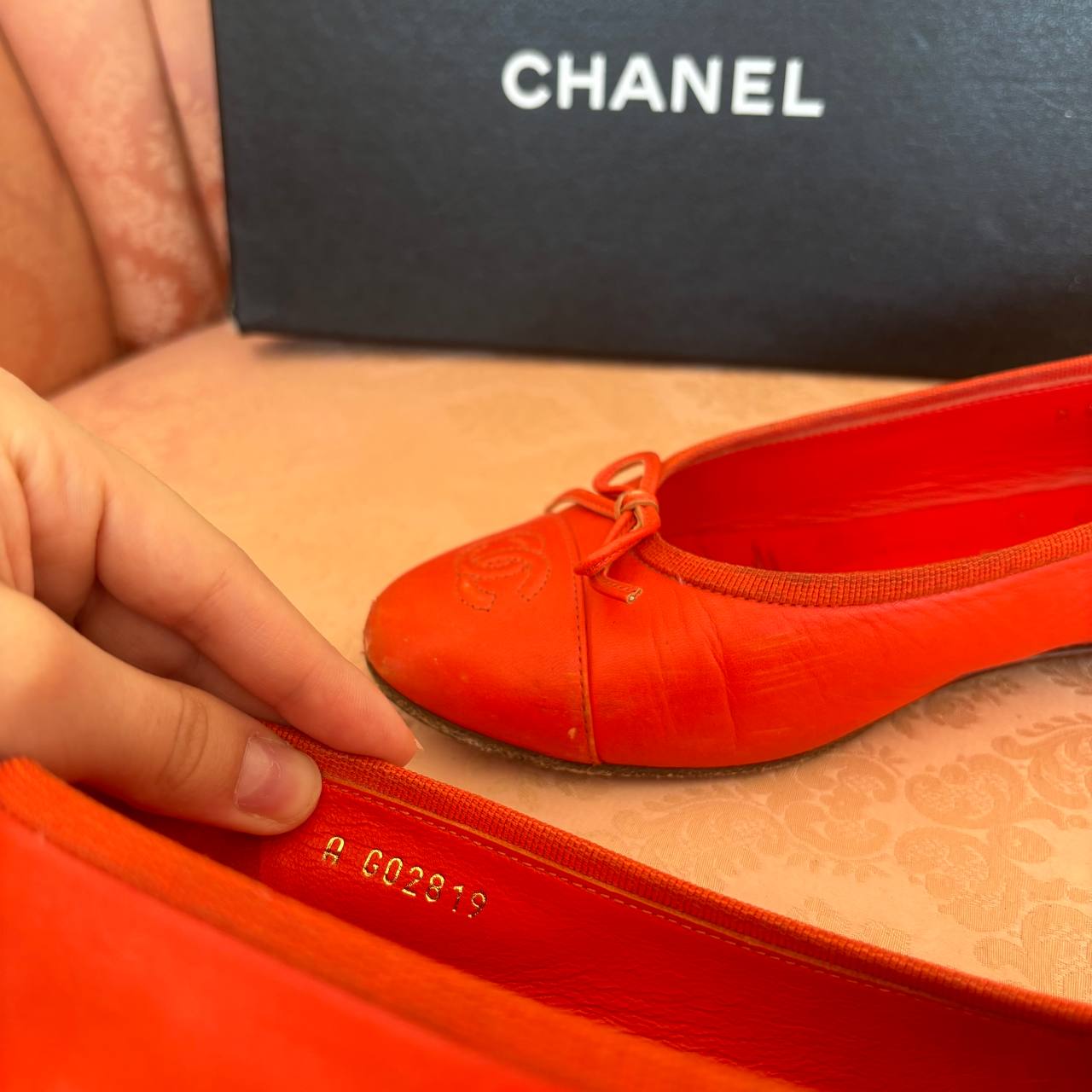 Chanel ballerina slippers