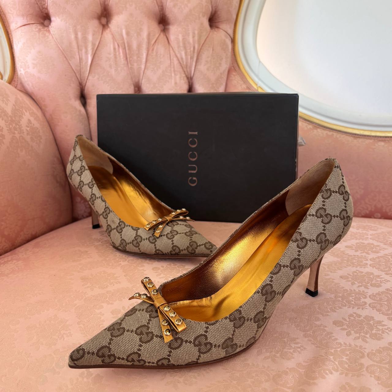 Gucci court shoes heels
