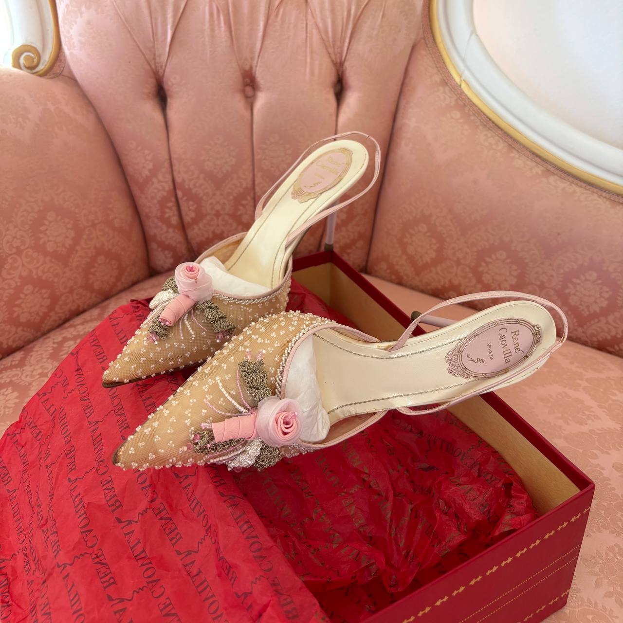Rene Caovilla court shoes