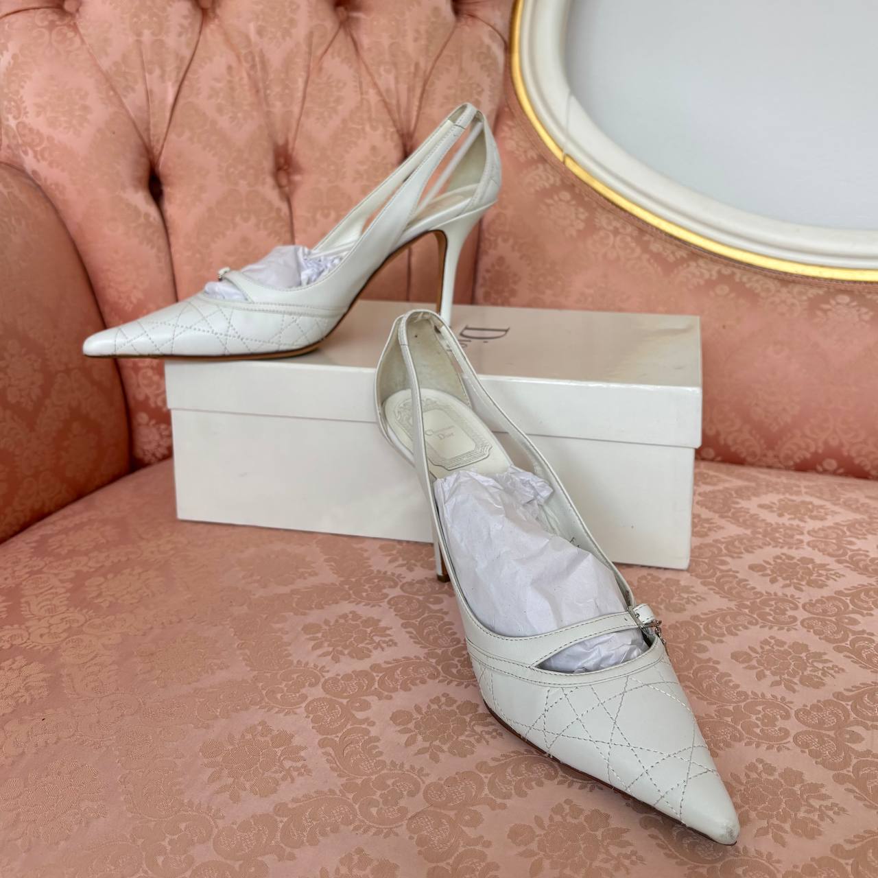 Dior court shoes heels monogram