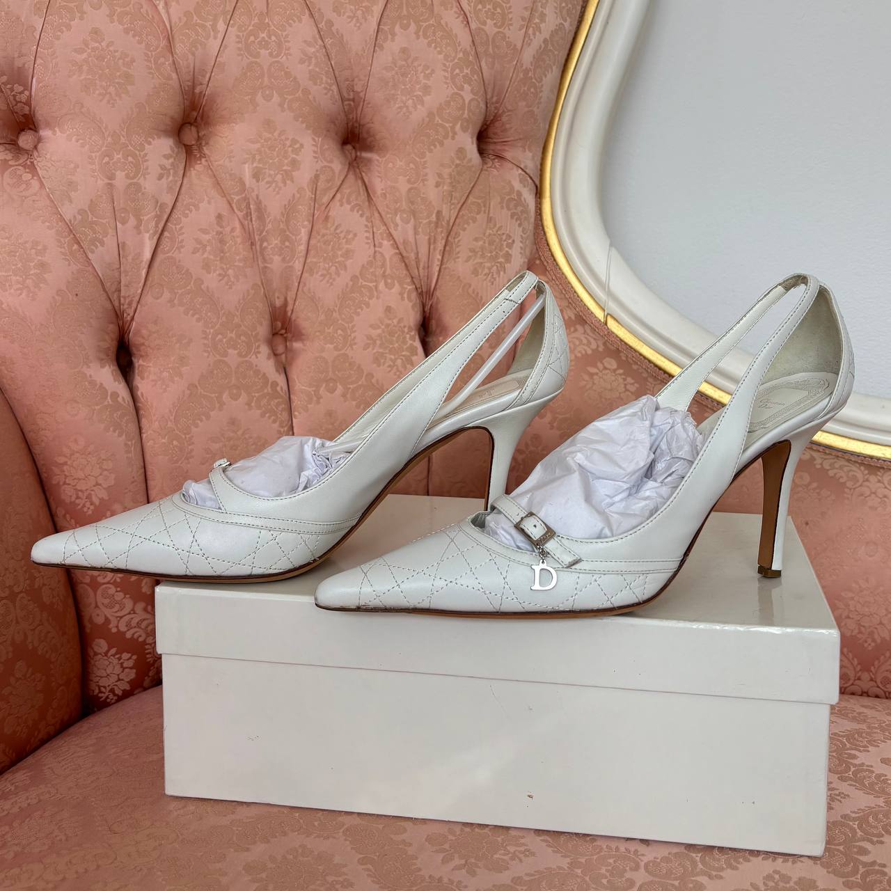Dior court shoes heels monogram