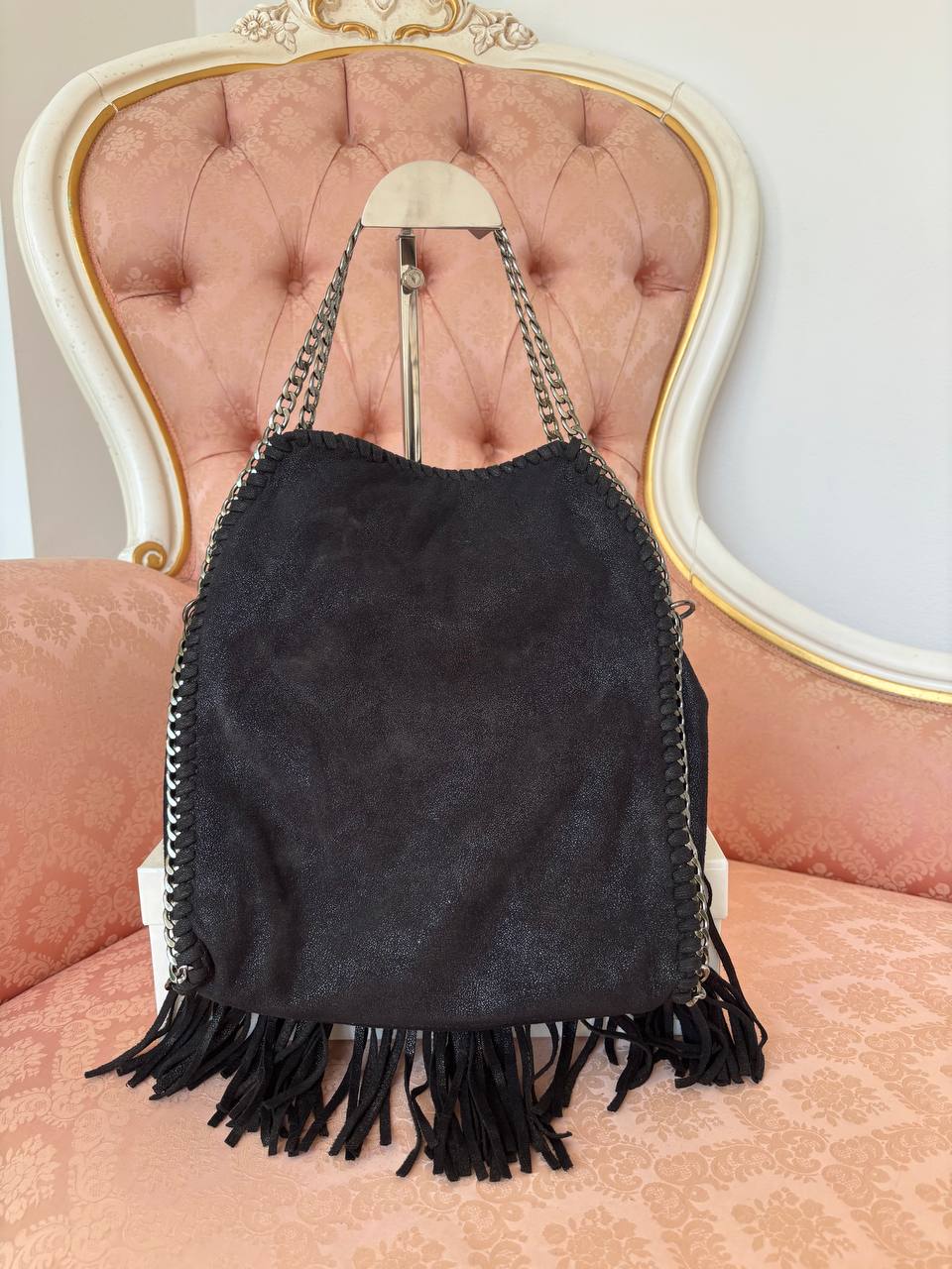 Italian shoulder bag fringe