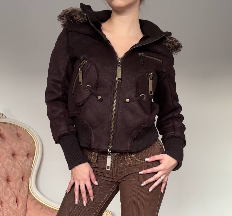 Italian coat zip-jacket bomber