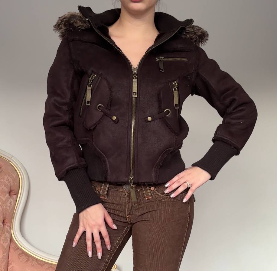 Italian coat zip-jacket bomber