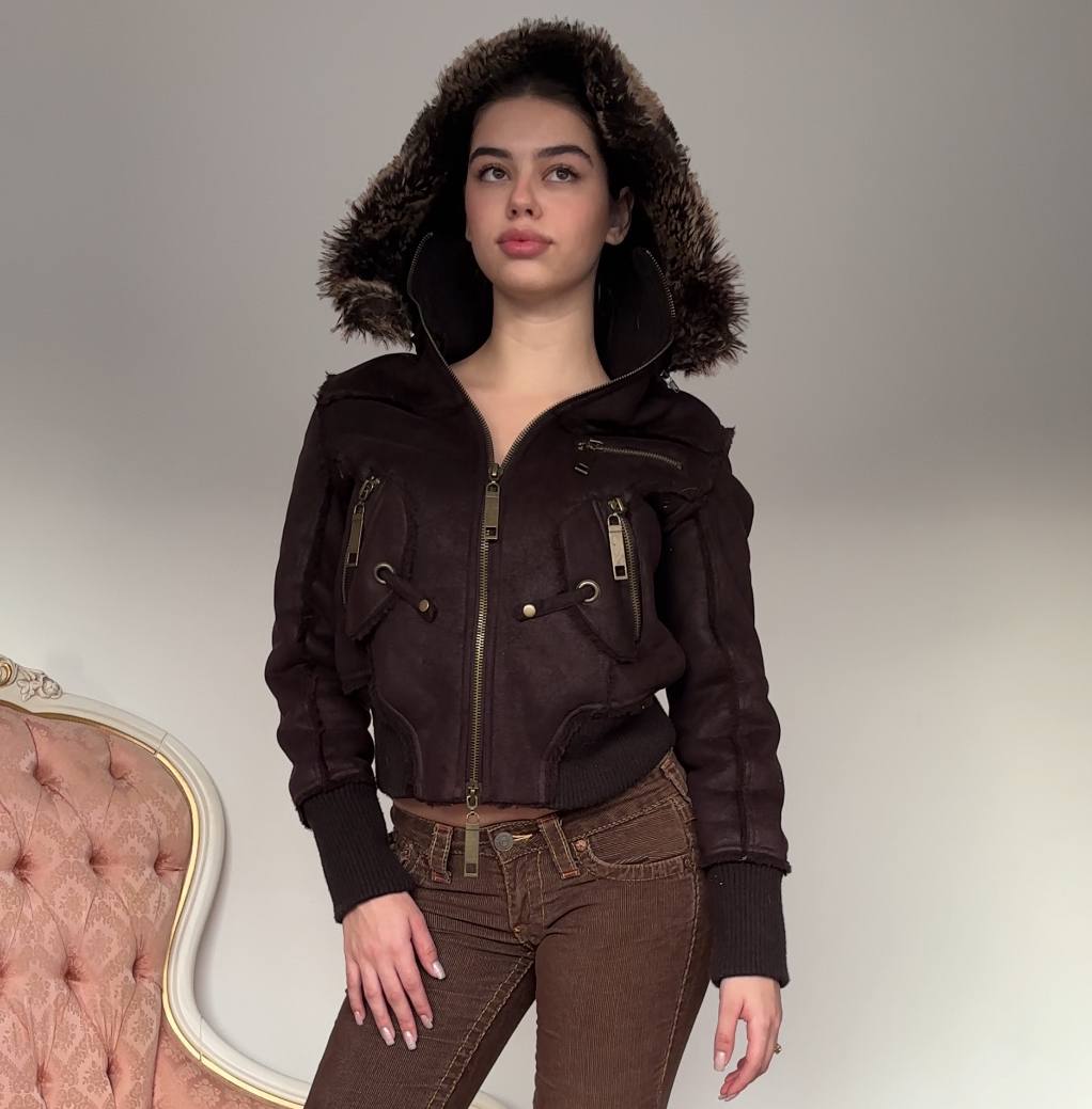 Italian coat zip-jacket bomber