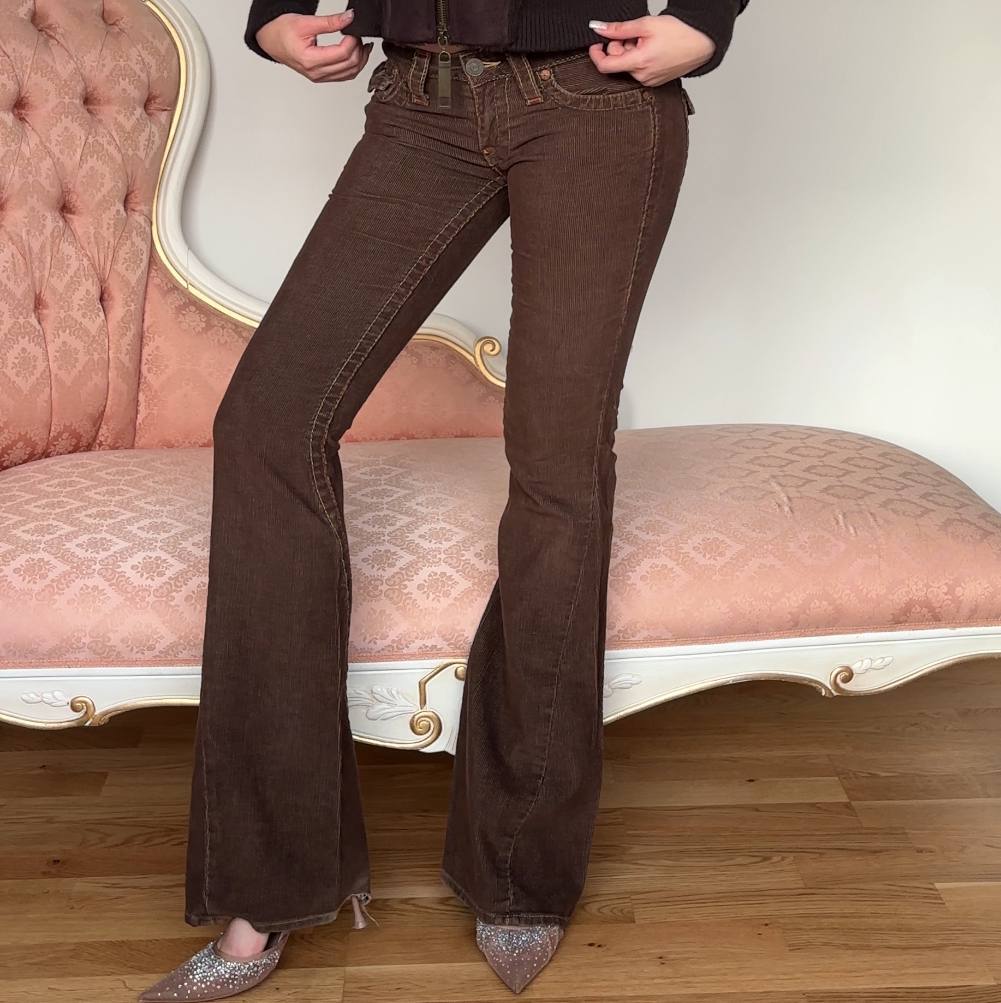 True Religion flared jeans low rise