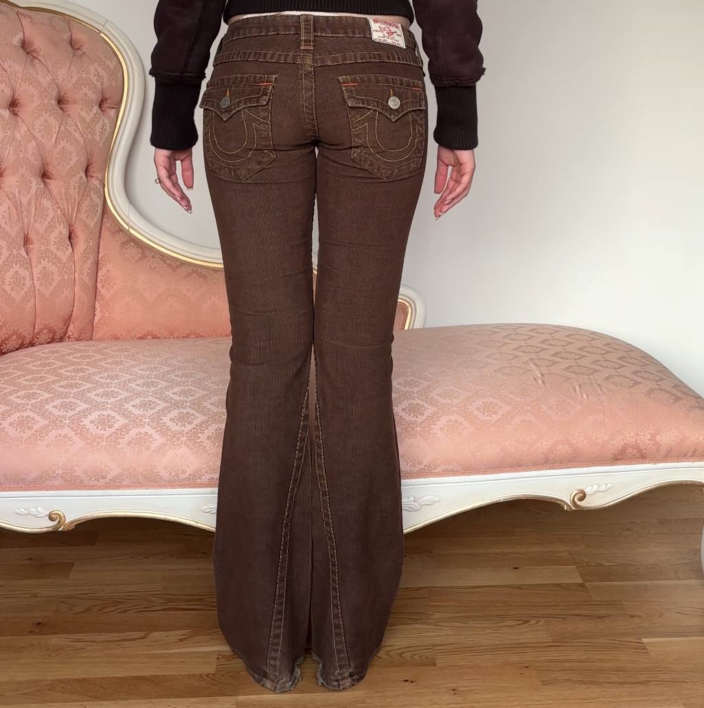 True Religion flared jeans low rise