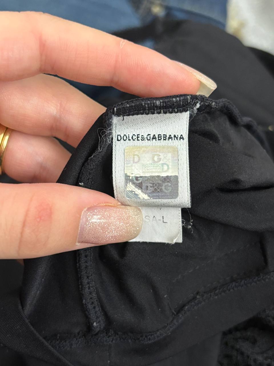 Dolce Gabbana camo top with mesh