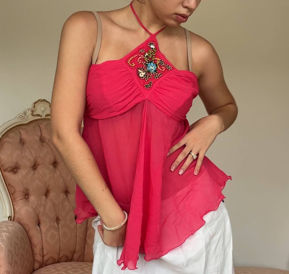 Ungaro fever mesh camisole