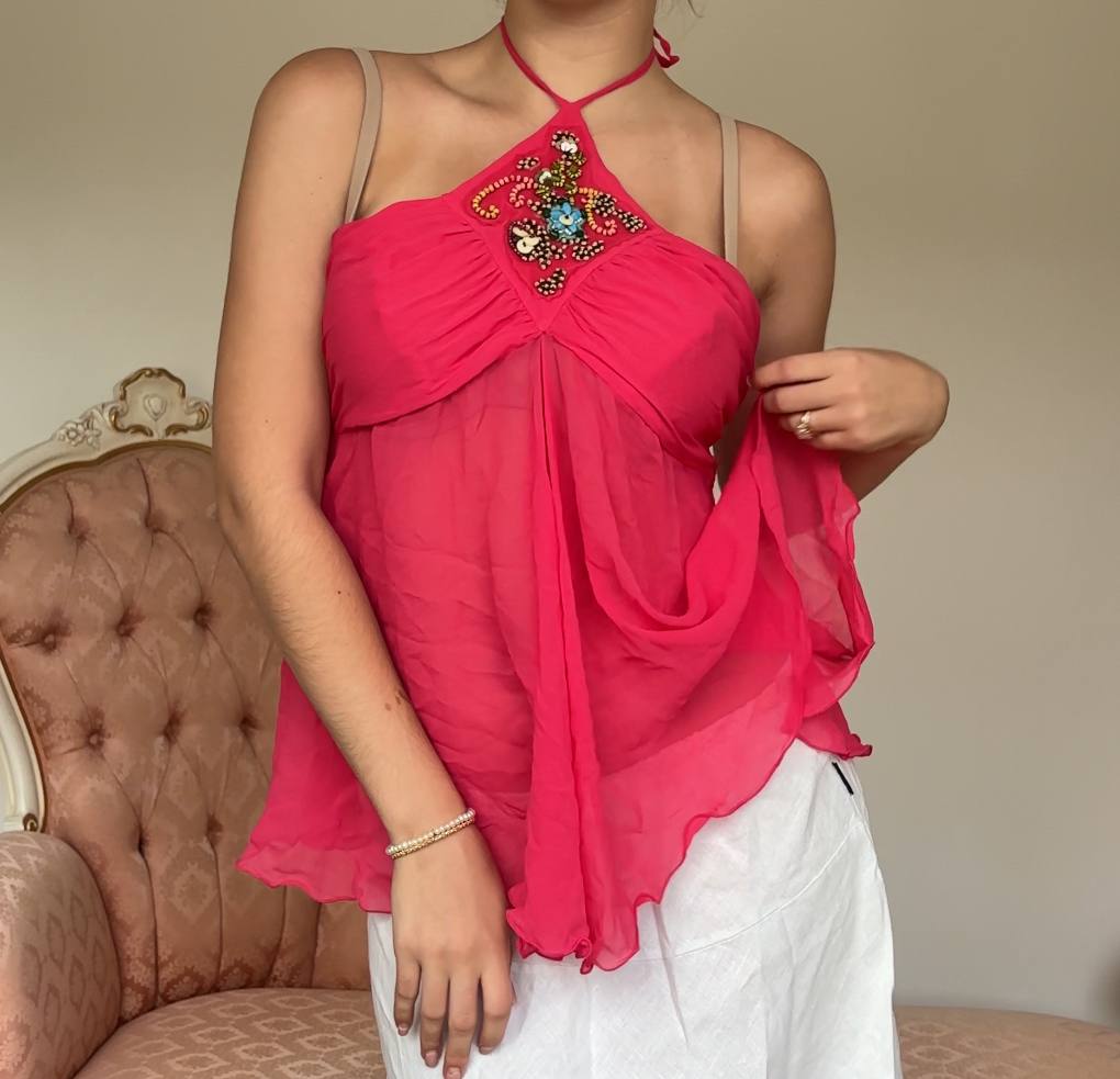 Ungaro fever mesh camisole