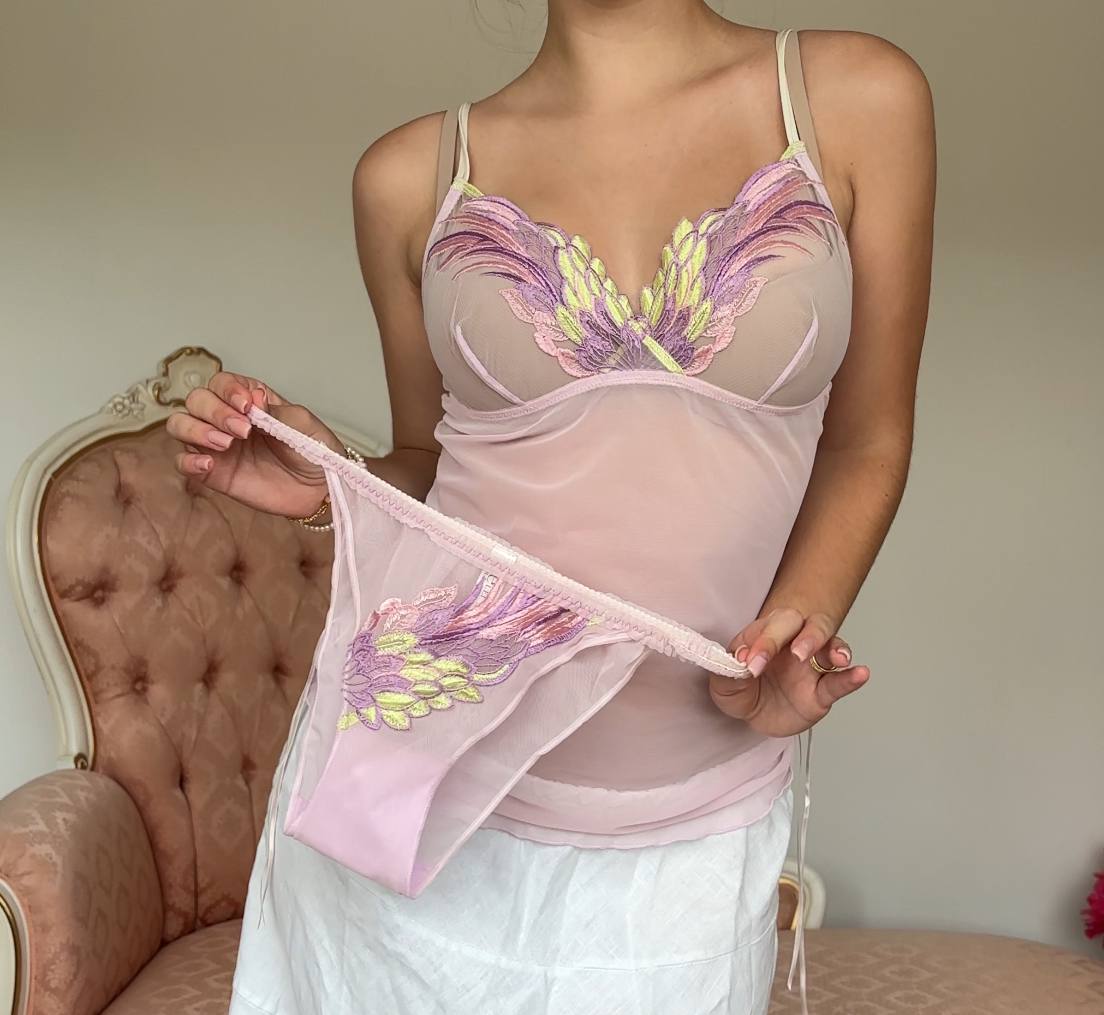 Coord cami top knickers set