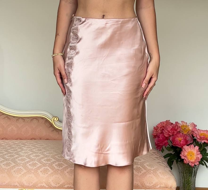 Blumarine midi skirt lace