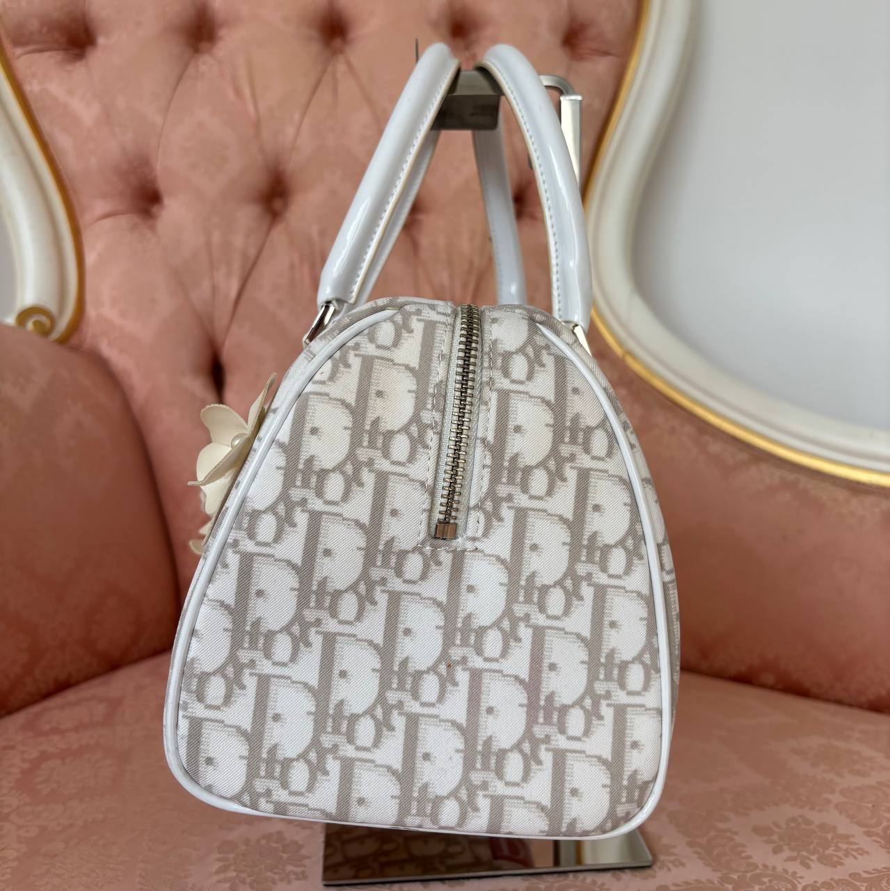 Dior boston bag oblique canvas
