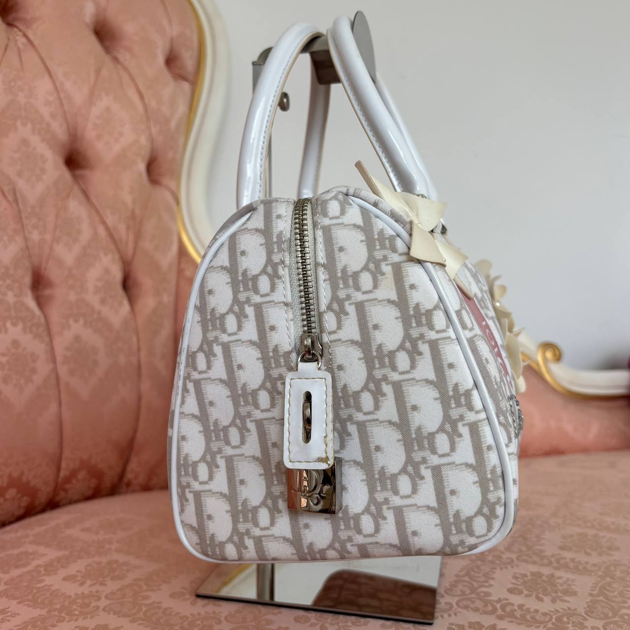Dior boston bag oblique canvas