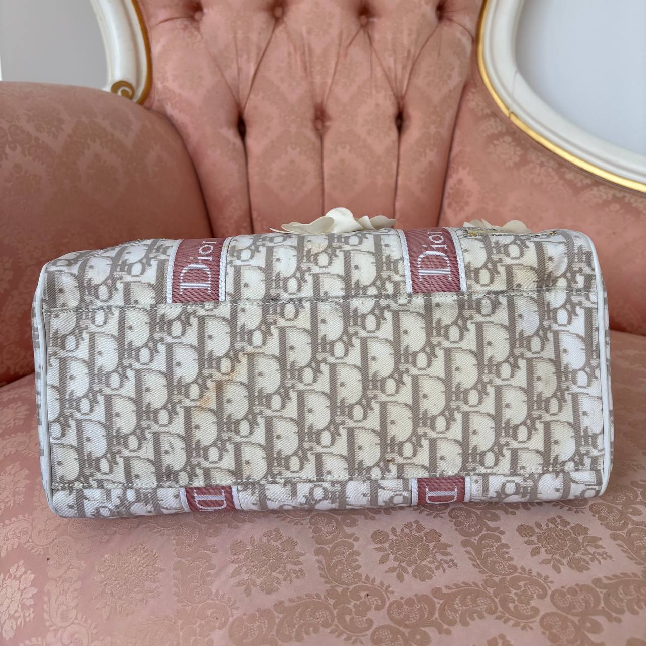 Dior boston bag oblique canvas