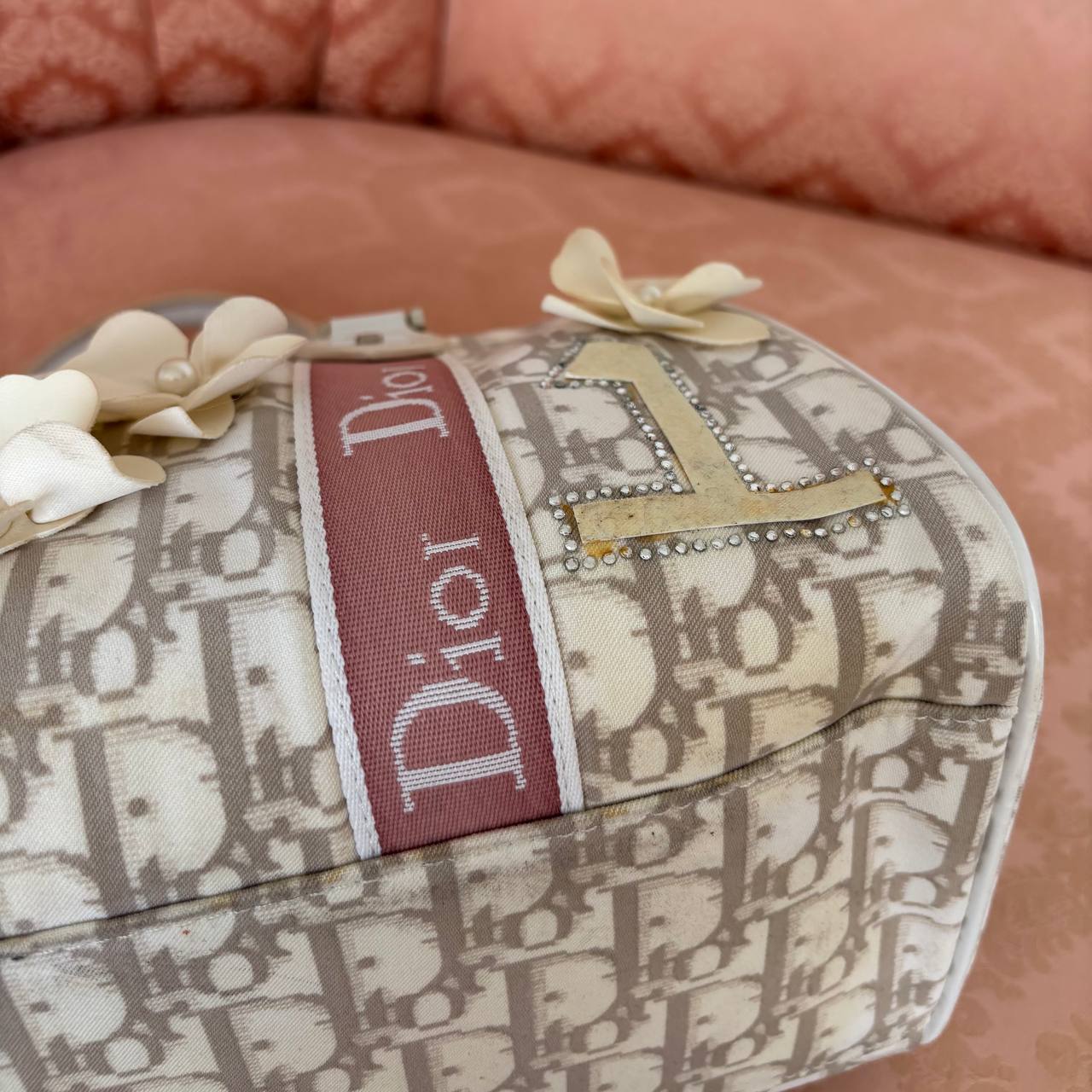 Dior boston bag oblique canvas