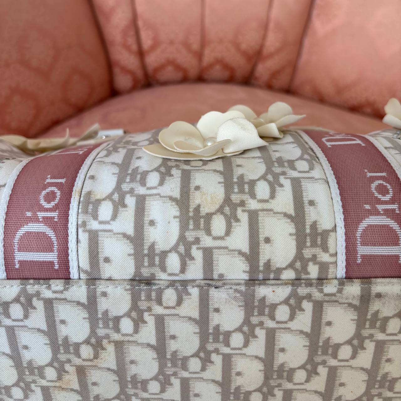 Dior boston bag oblique canvas