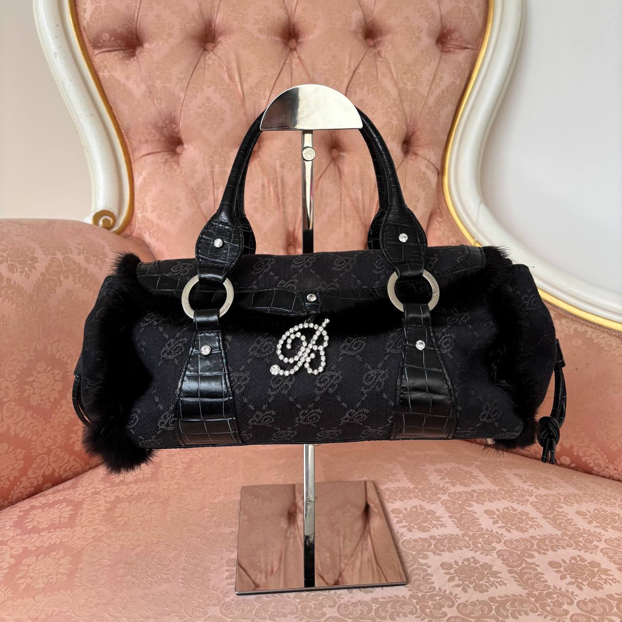 Blumarine bowling bag shoulder tote bag