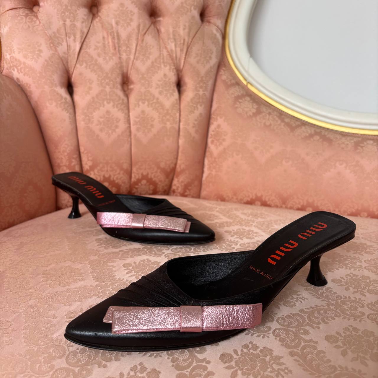 Miu Miu SS2000 mules heels
