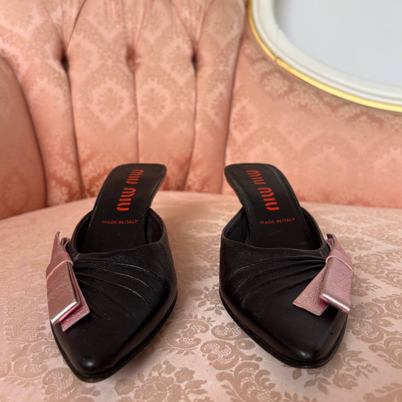 Miu Miu SS2000 mules heels