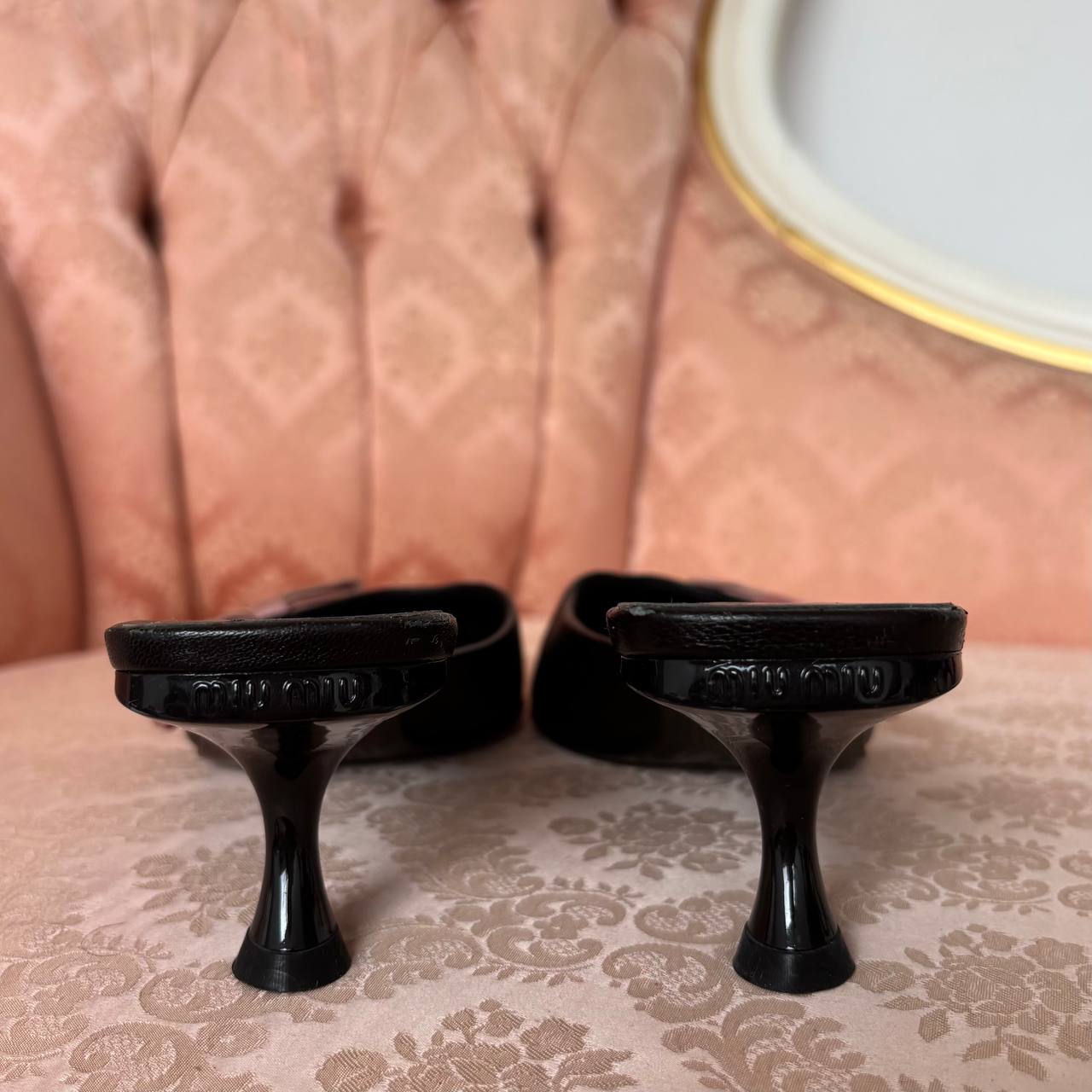 Miu Miu SS2000 mules heels