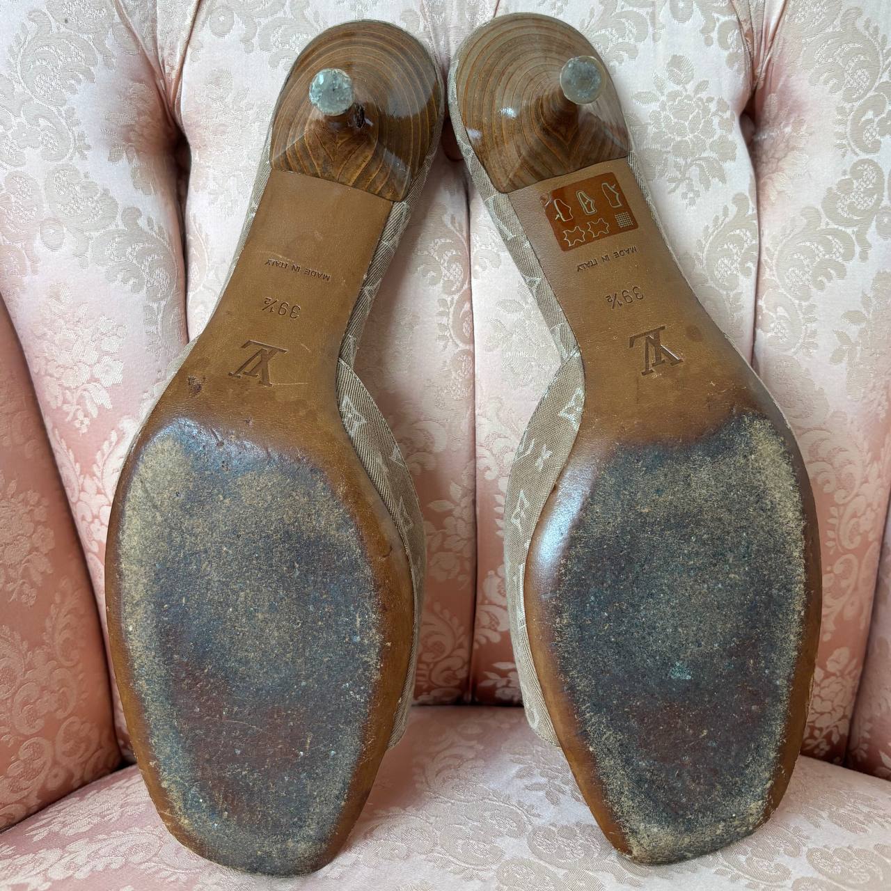 Louis Vuitton mules heels sandals