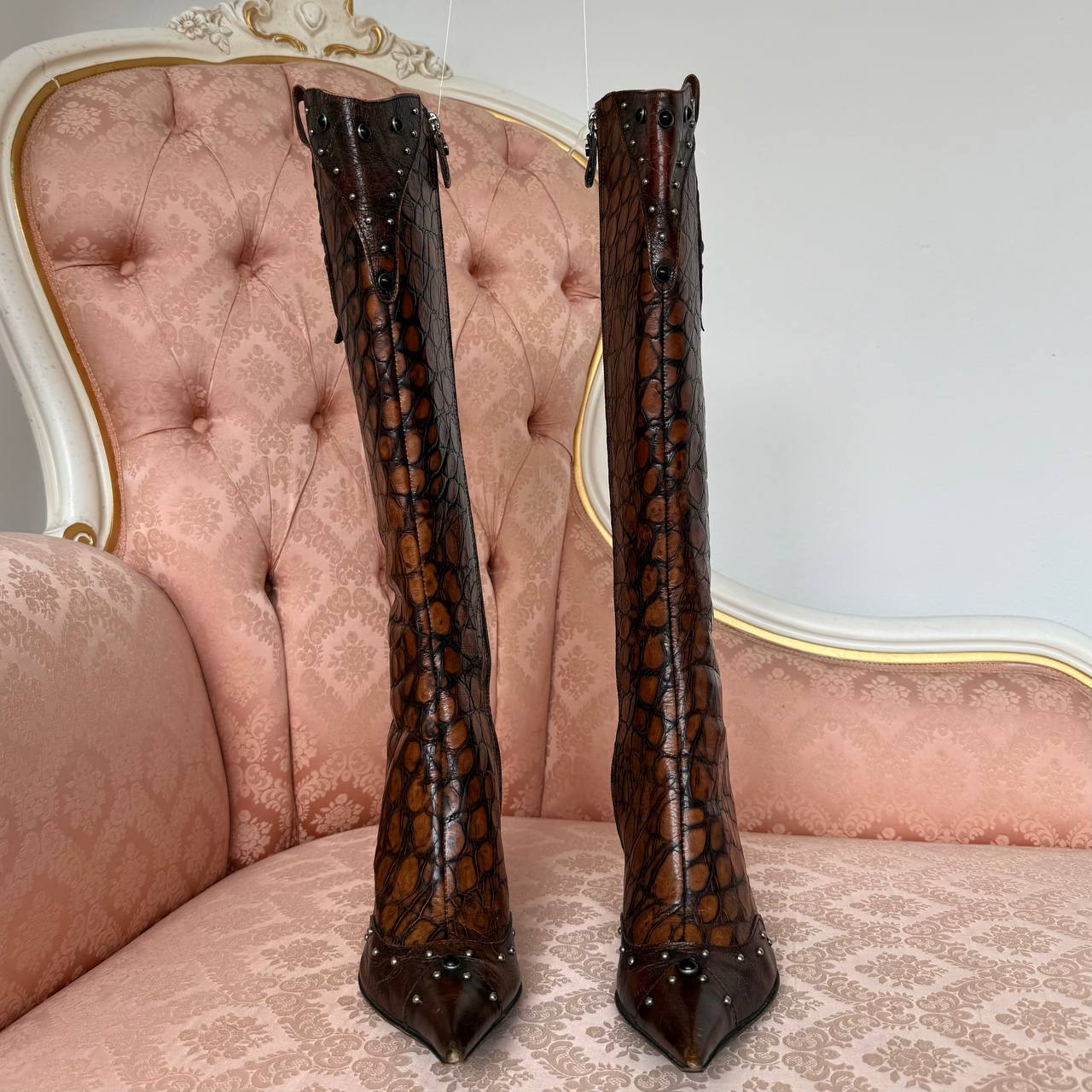 Luca Verdi boots vintage pointed heels