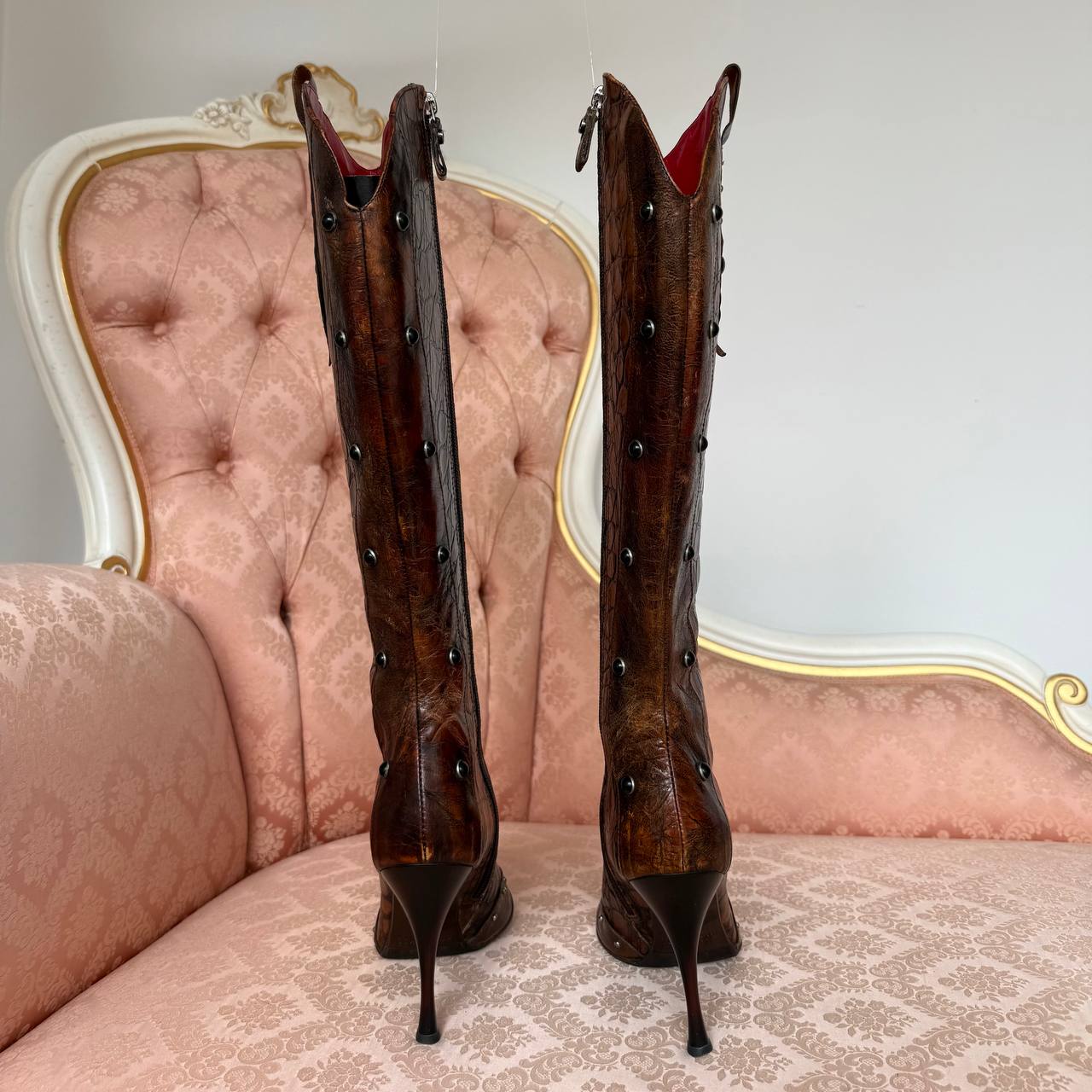 Luca Verdi boots vintage pointed heels