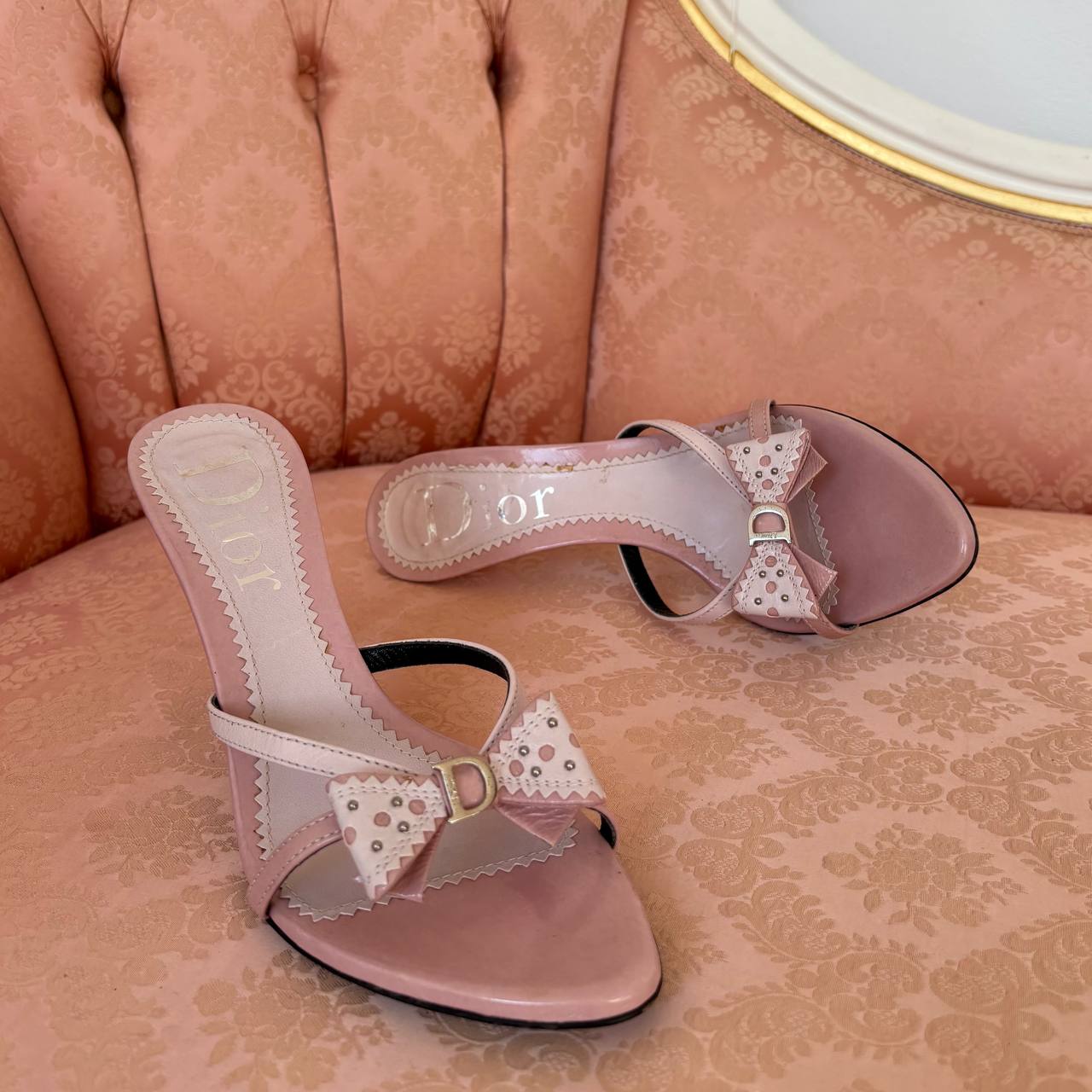 Dior mules heels sandals