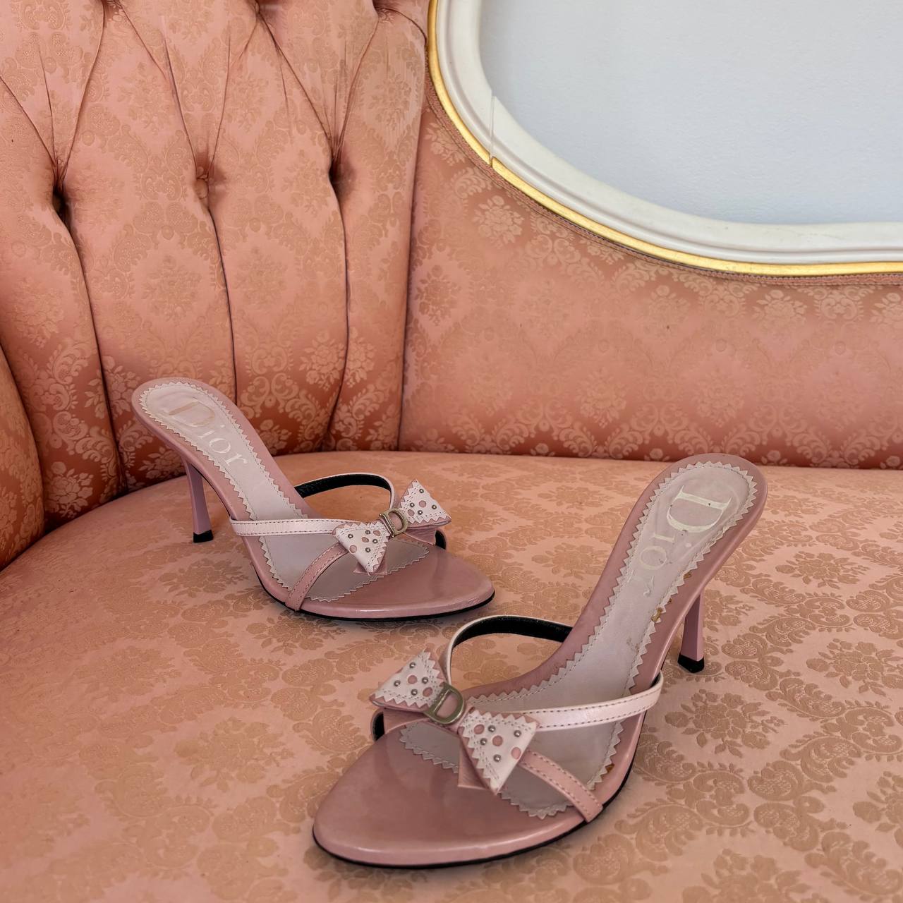 Dior mules heels sandals