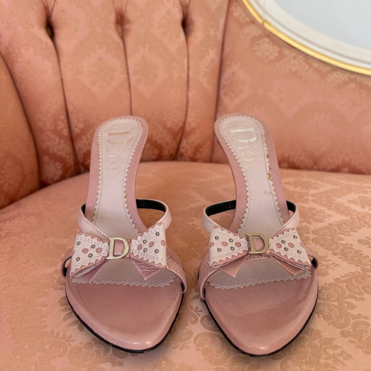 Dior mules heels sandals