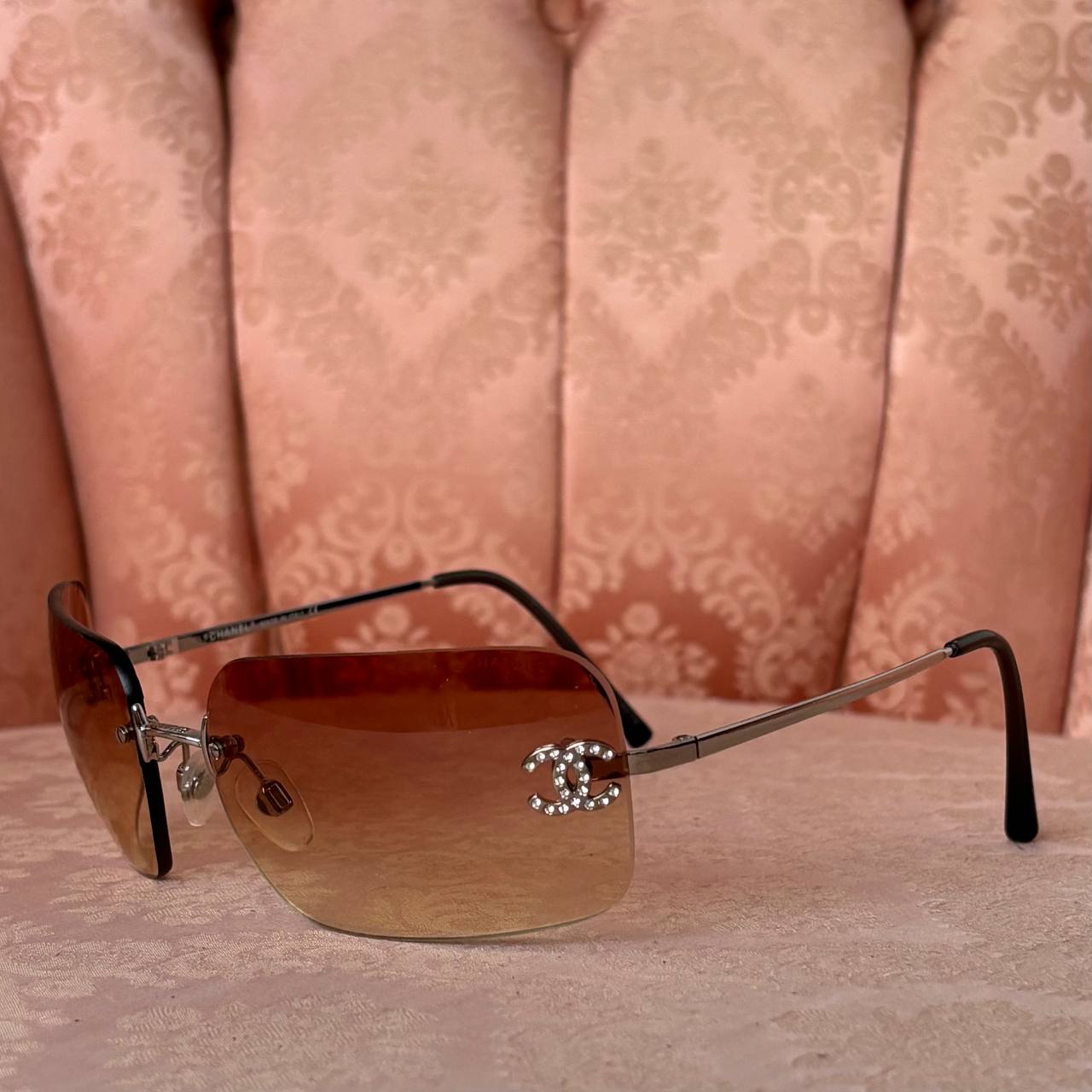 Chanel sunglasses vintage rimless