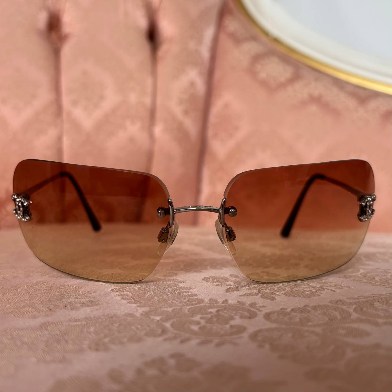 Chanel sunglasses vintage rimless