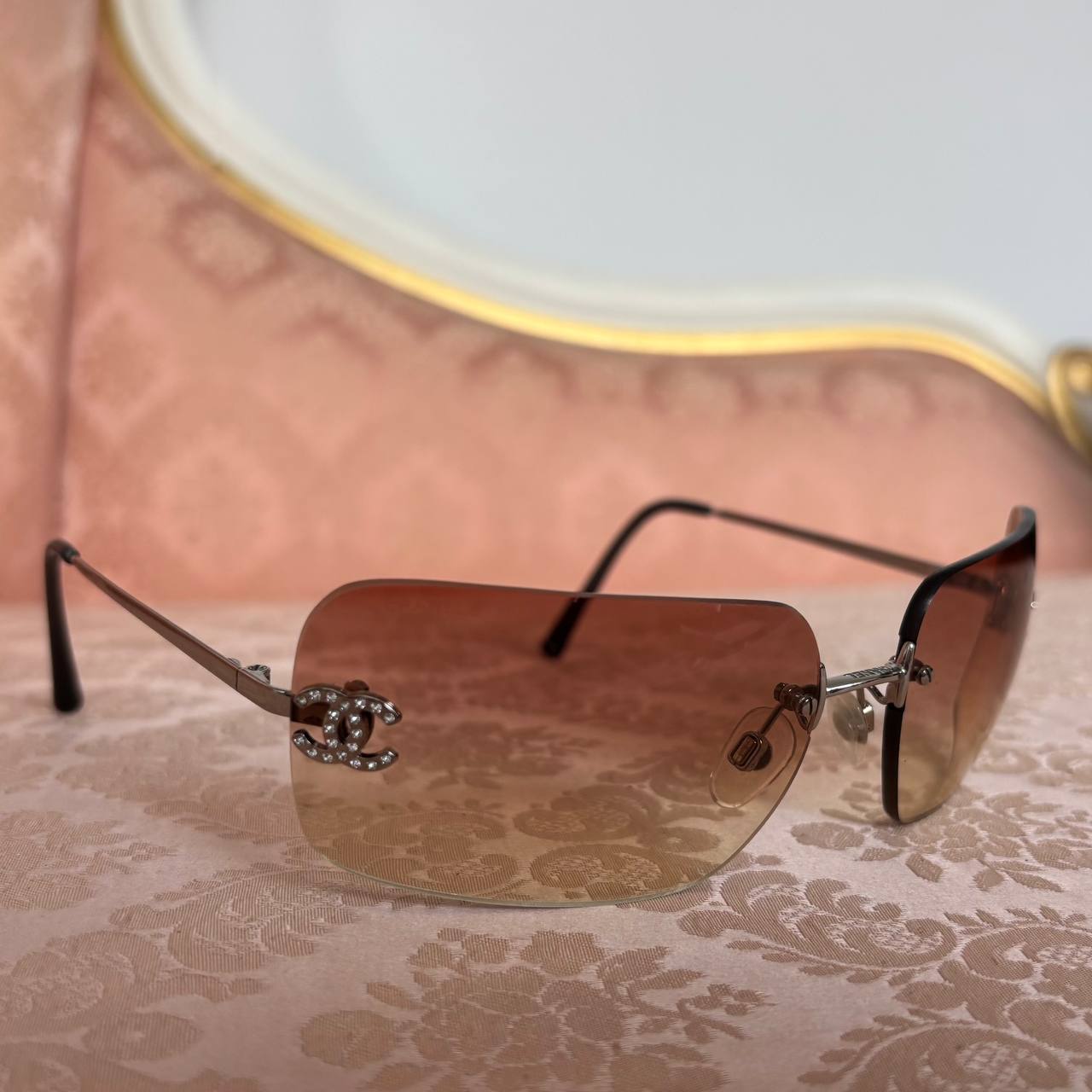 Chanel sunglasses vintage rimless