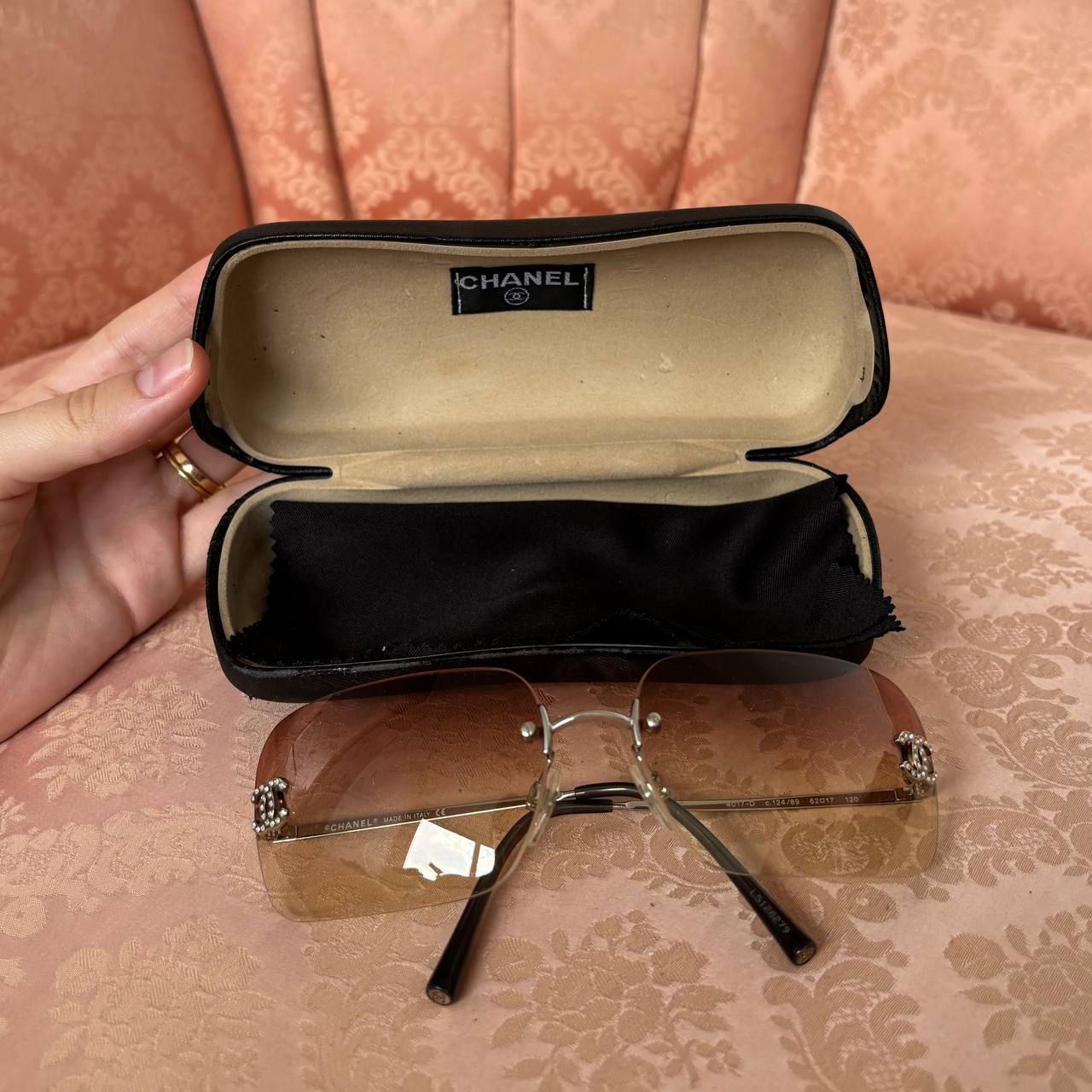 Chanel sunglasses vintage rimless