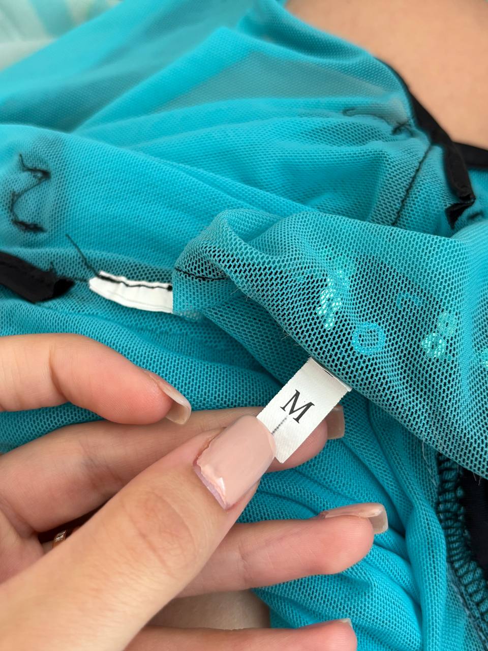 Italian sheer beachwear dress