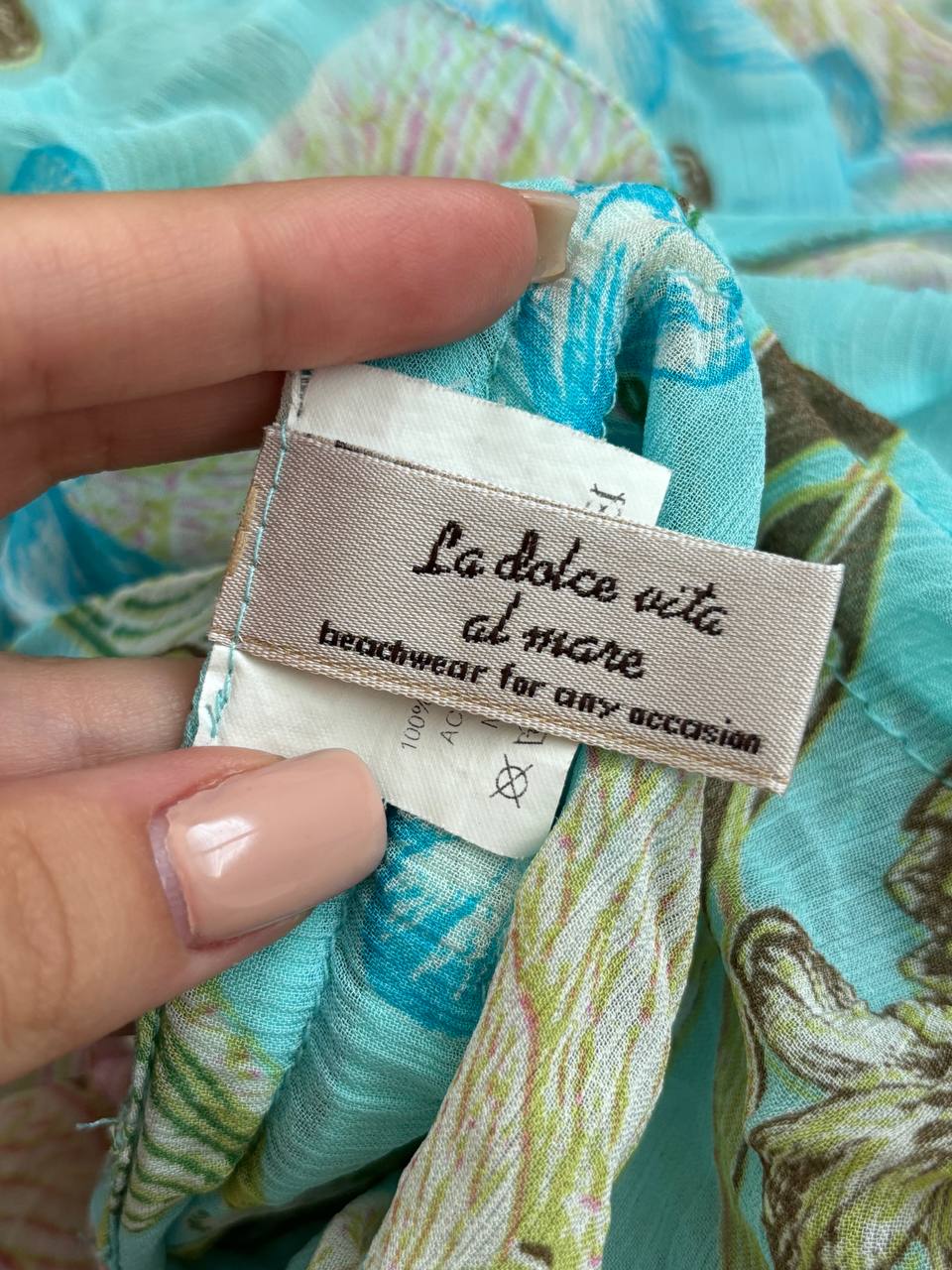 Italian pareo mini micro skirt