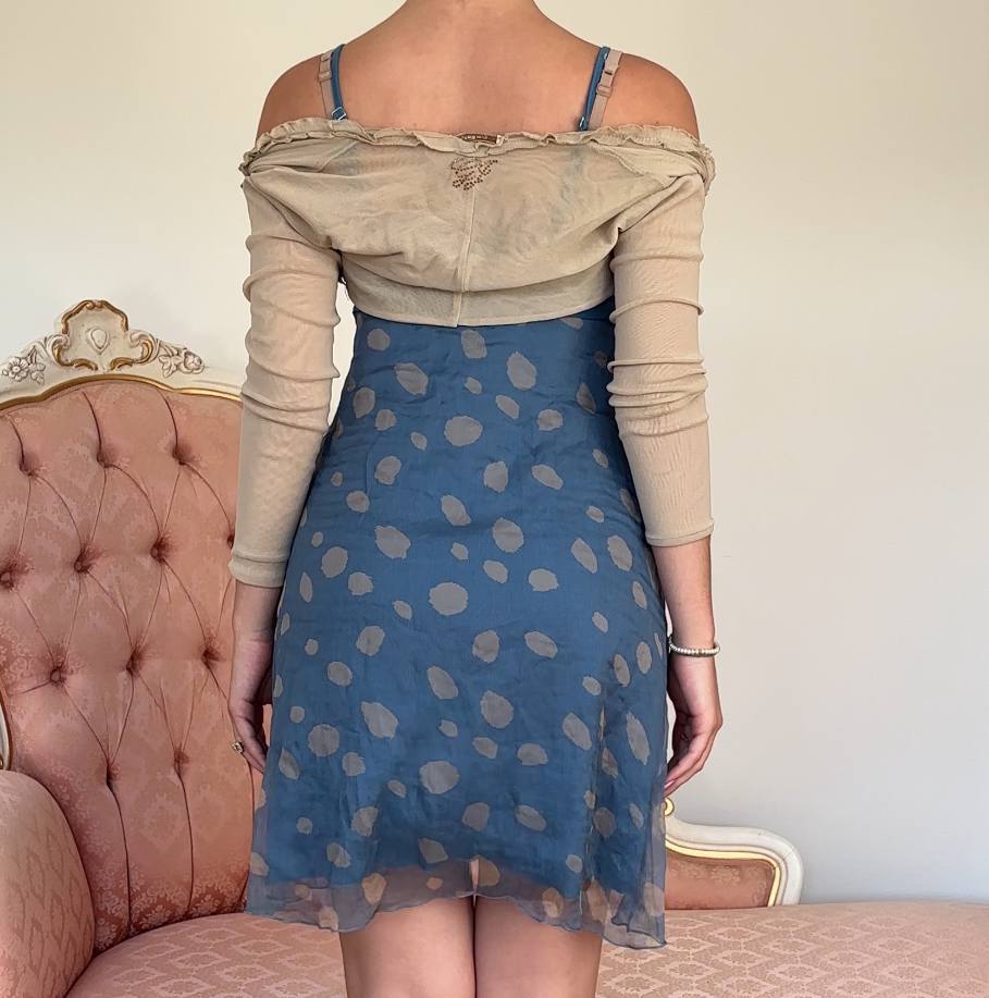 Blugirl dress polka dot blue