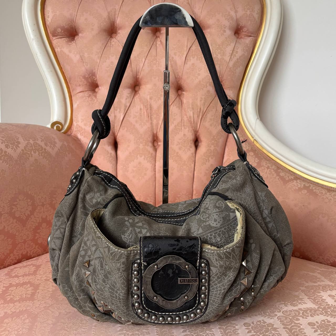 Guess bag handbag grey