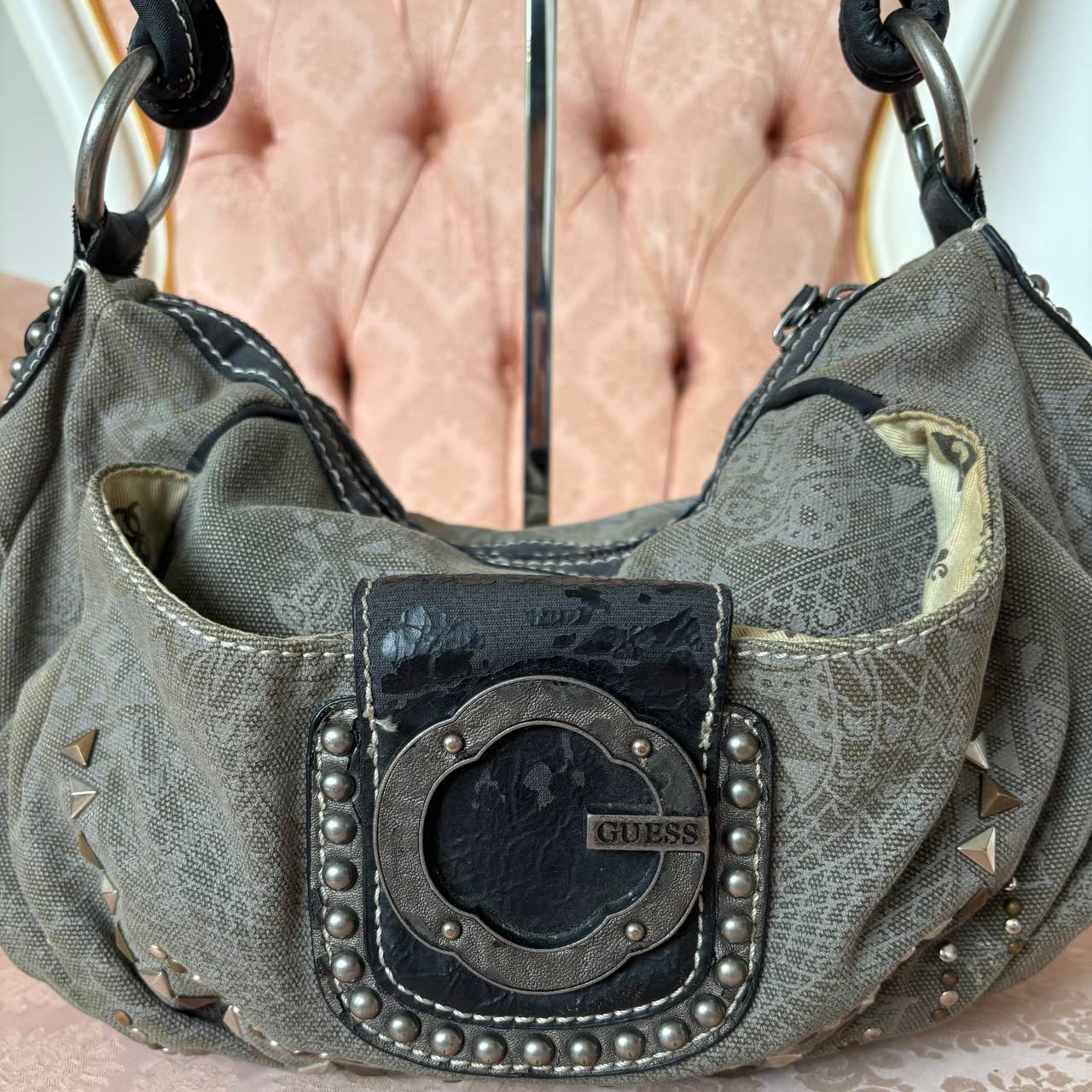 Guess bag handbag grey