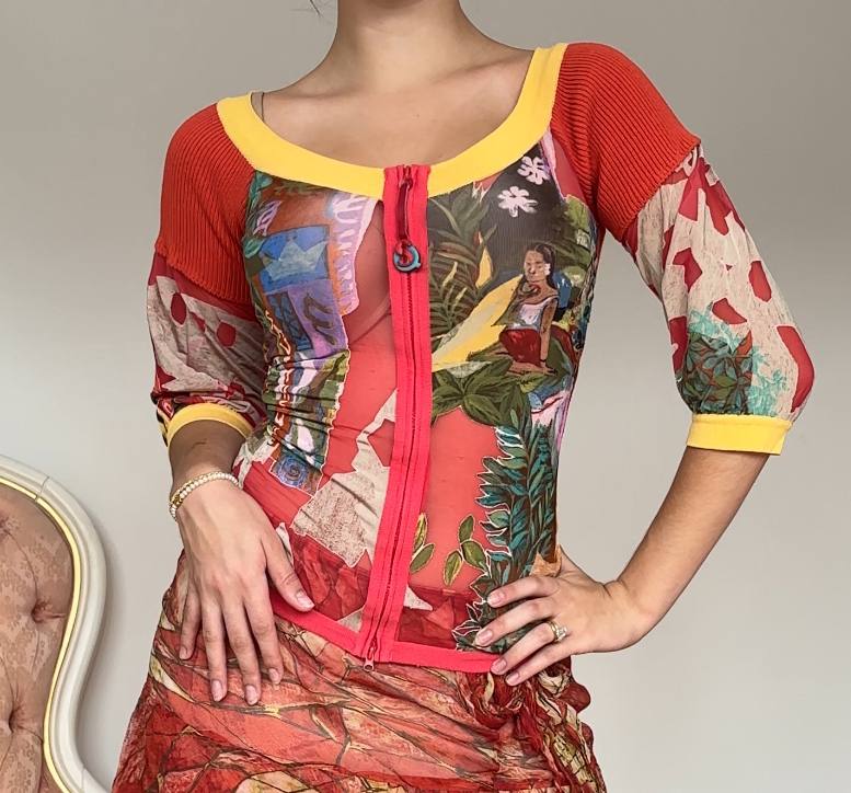 Save the Queen top blouse