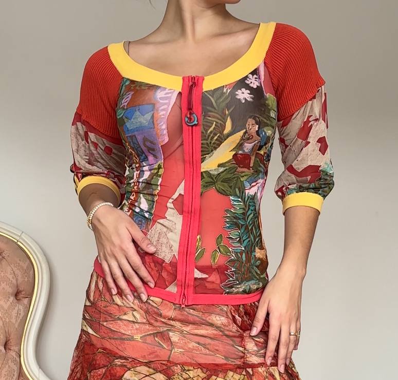 Save the Queen top blouse