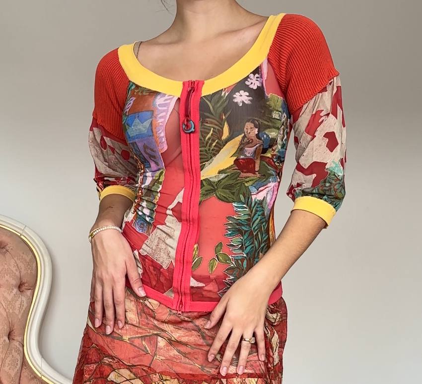 Save the Queen top blouse