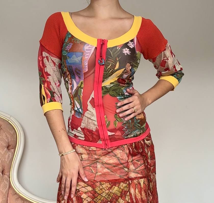Save the Queen top blouse
