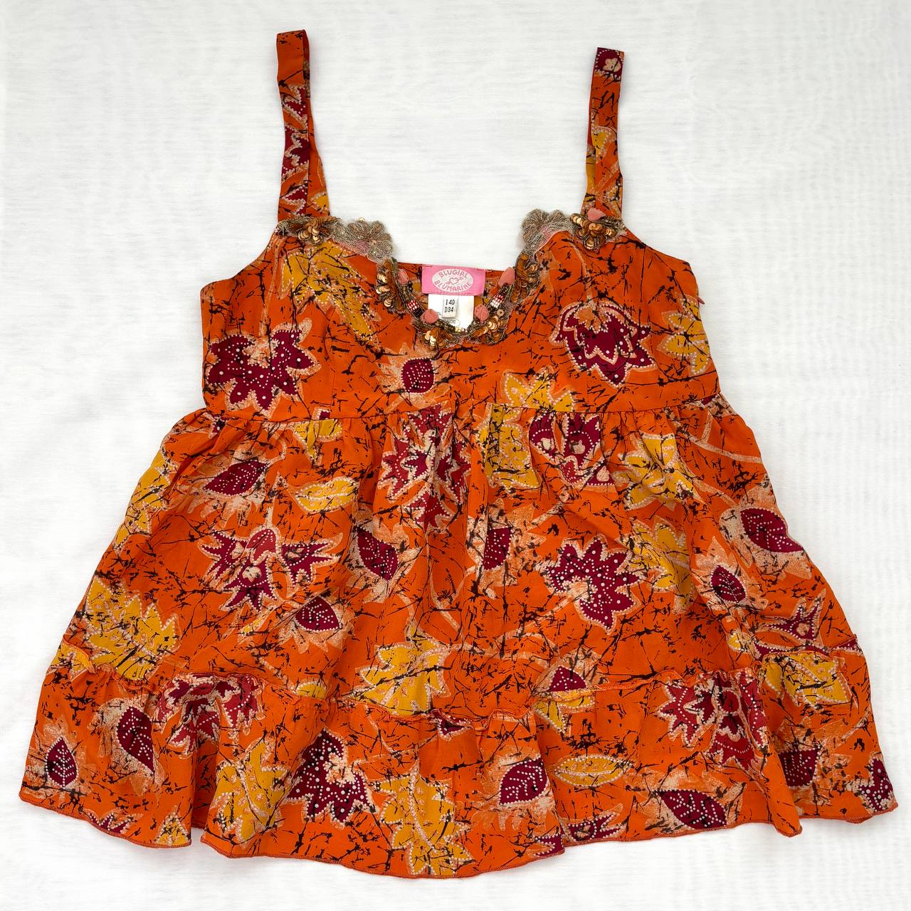 Blumarine top cami babydoll