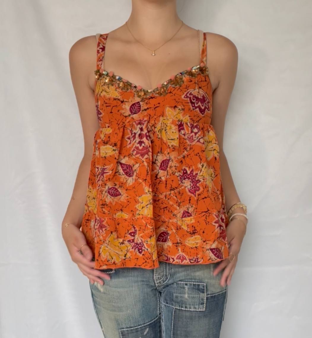 Blumarine top cami babydoll