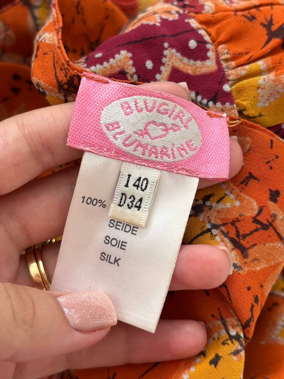 Blumarine top cami babydoll
