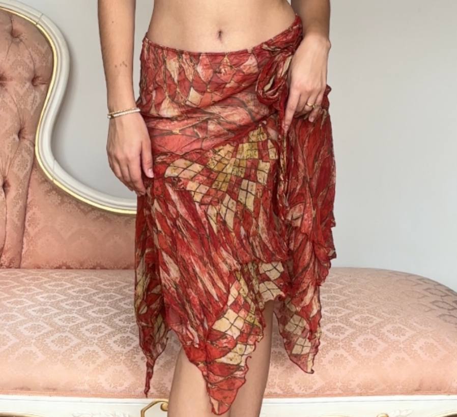 Fairy skirt asymmetrical bottoms