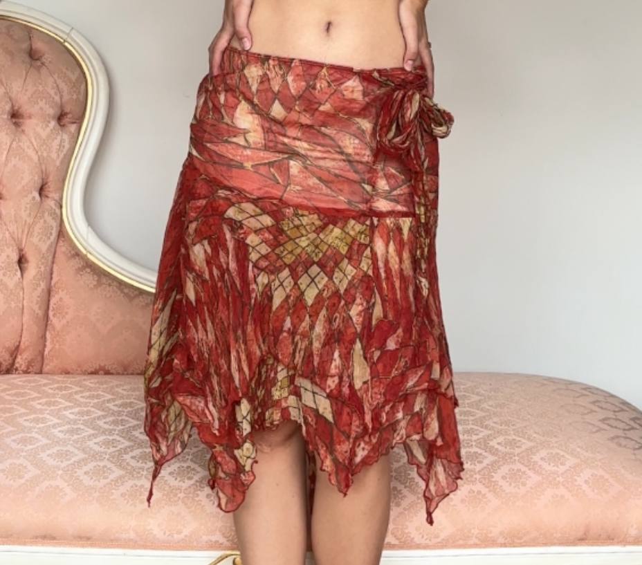 Fairy skirt asymmetrical bottoms